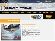 Tablet Screenshot of delta-pneus.lu